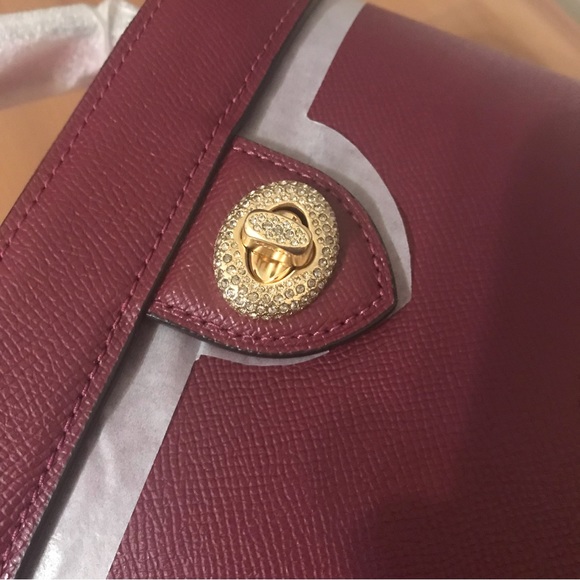 🍒Coach Kay Crossbody With Glitter Black Cherry - Picture 8 of 13